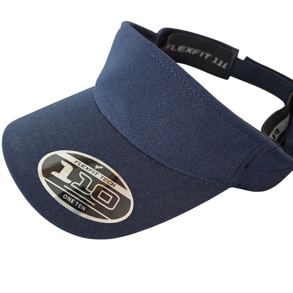 Flexfit 110 Navy Blue Sun Golf Visor NWOT OSFM‎